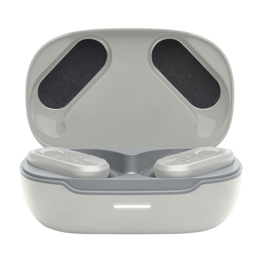 JBL Endurance Peak 3 - White - Dust and water proof True Wireless active earbuds - Detailshot 2